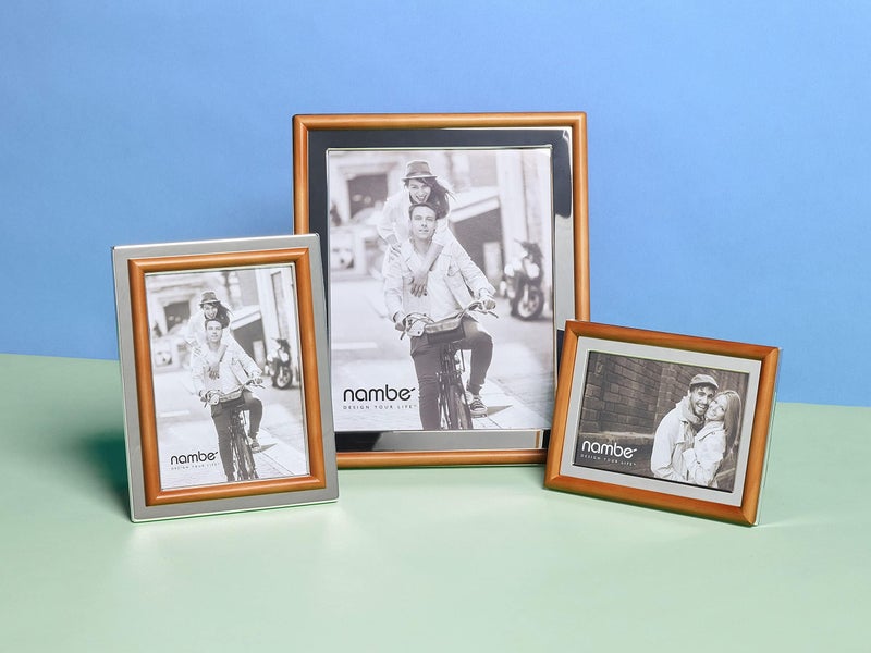 Nambe NambÃ© Hayden Picture Frame - 5" x 7" Mixed Design, Decorative Photo Frame for Tabletop, Mantel, Desk & Shelf Display, Contemporary Home DÃ©cor Accent & Gift-Ready Elegant Accessory (Silver & Wood) - Image 3